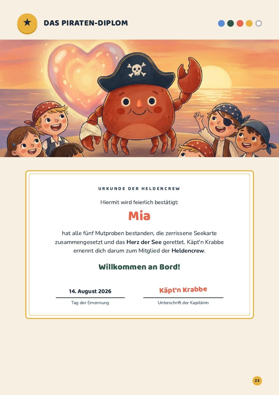 Piraten-Schatzsuche: Käpt'n Krabbe und das Herz der See - Bild 4