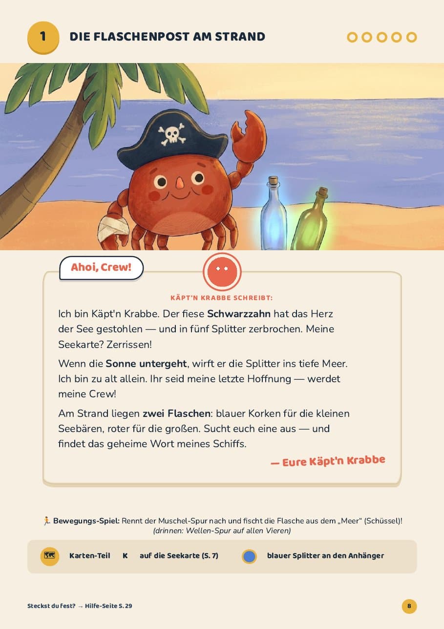 Piraten-Schatzsuche: Käpt'n Krabbe und das Herz der See - Bild 3